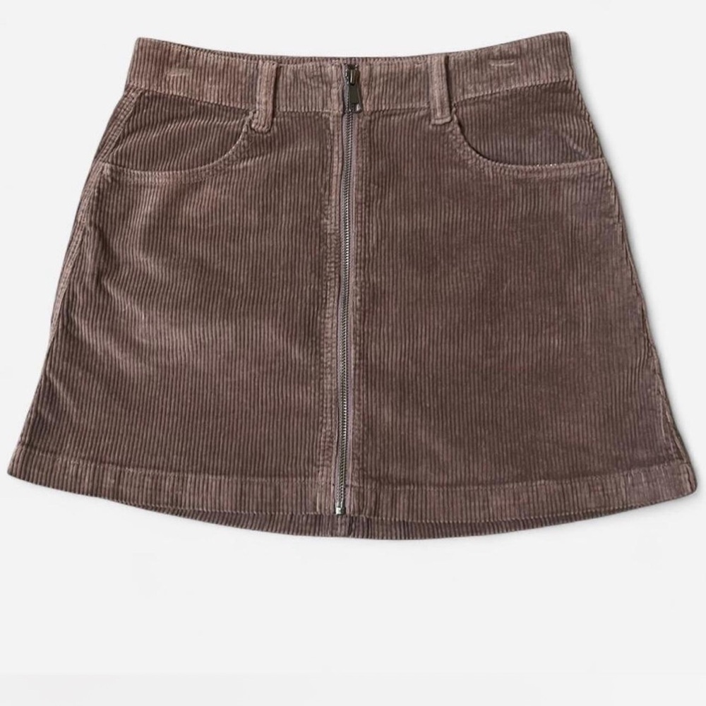American Eagle Outfitters Corduroy Mini Skirt - Brown